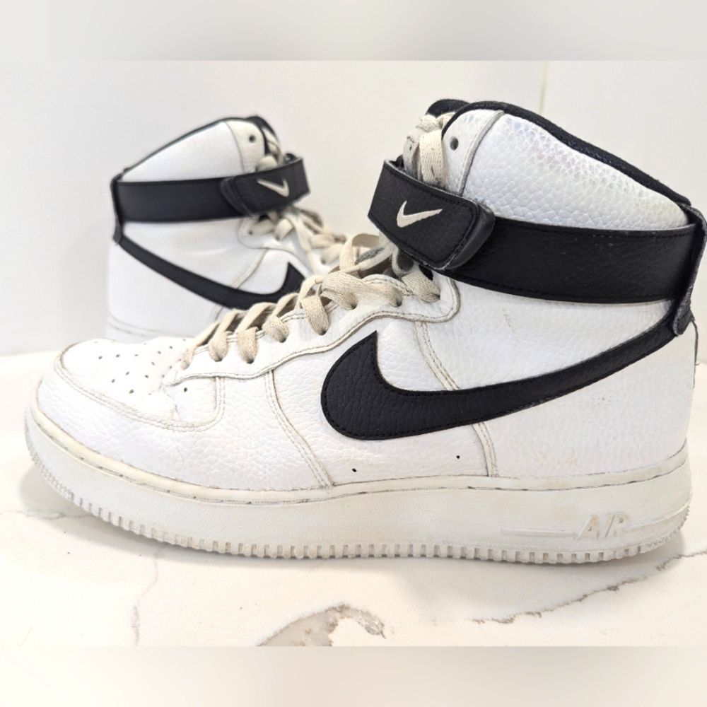 Nike Air Force 1'07 High White Black Retro Shoes sneakers CT2303-100 Men Sz  11
